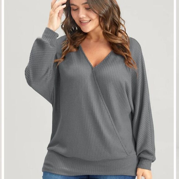 NWT BloomChic waffle knit top - Picture 2 of 9